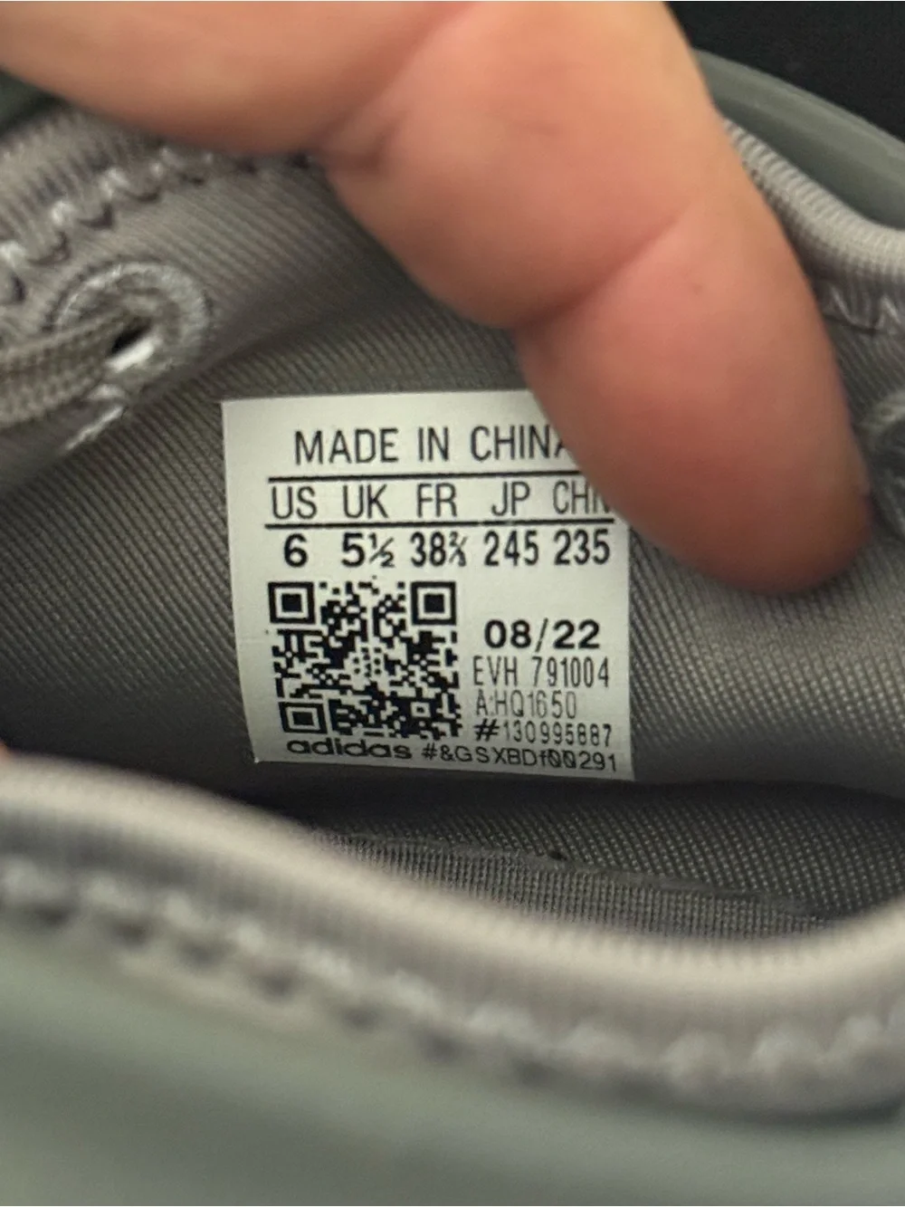 Addidas Ortholite Sneakers Gray size 6